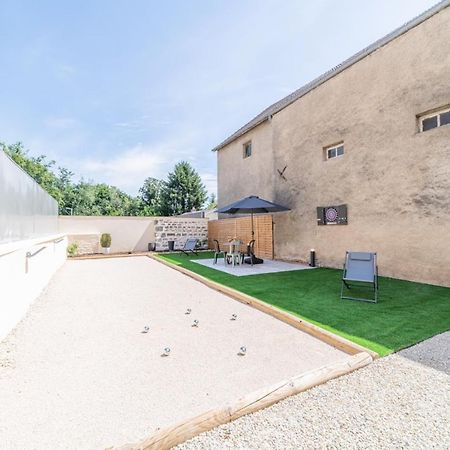 Cote Cour, 3 Chambres, Terrasses, Jardin Prive Avec Terrain De Petanque, Cave Voutee Corgoloin Exteriör bild
